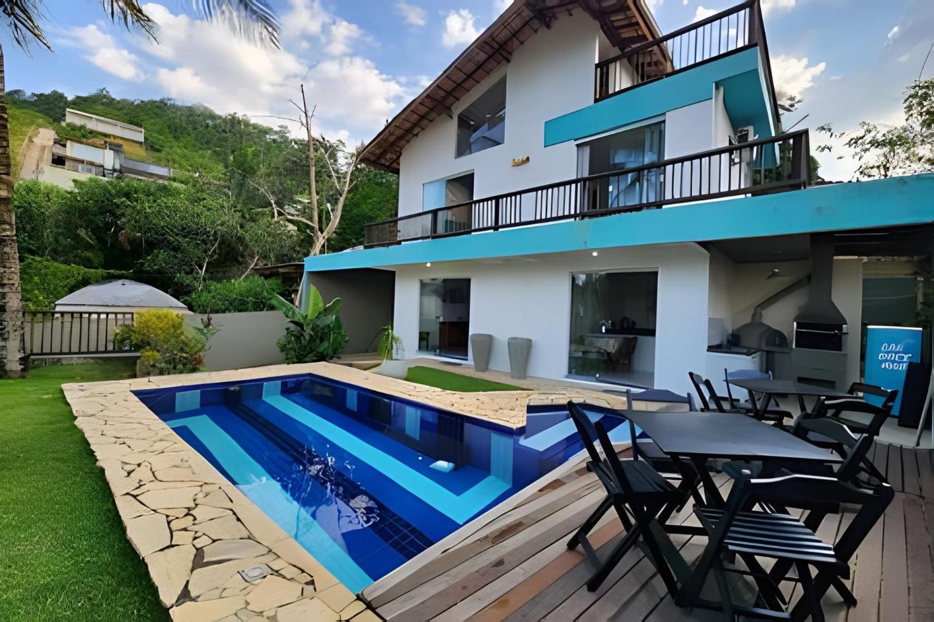 Bela Casa De 4 Suites Com Piscina E Vista - Curral Ильябела Экстерьер фото